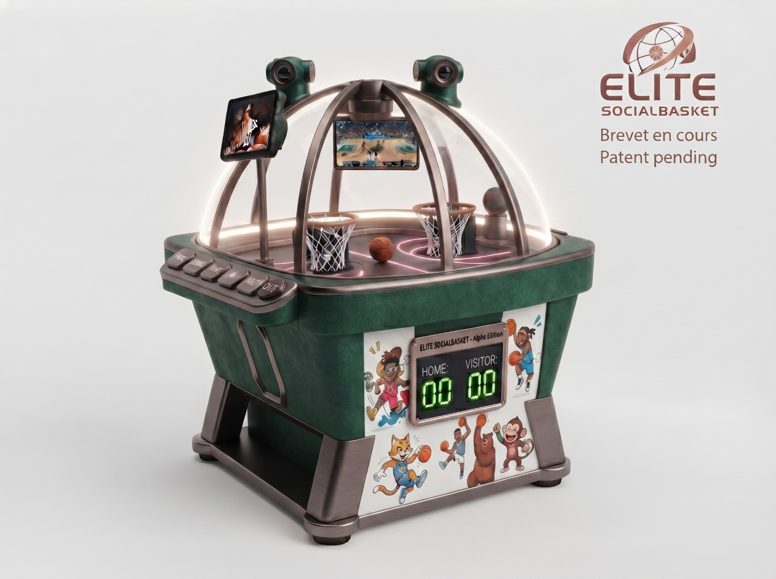 Produit Elite SocialBasket - Junior - Vert Émeraude