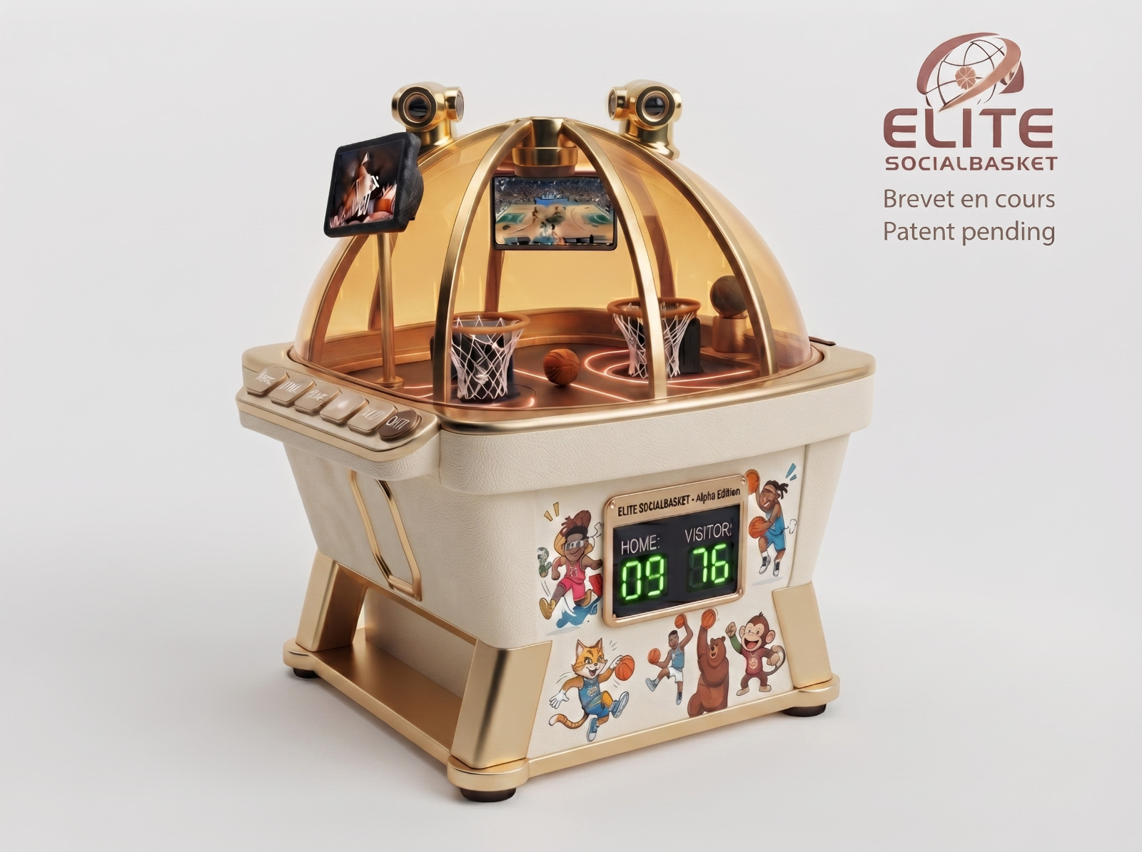 Produit Elite SocialBasket - Junior - Or
