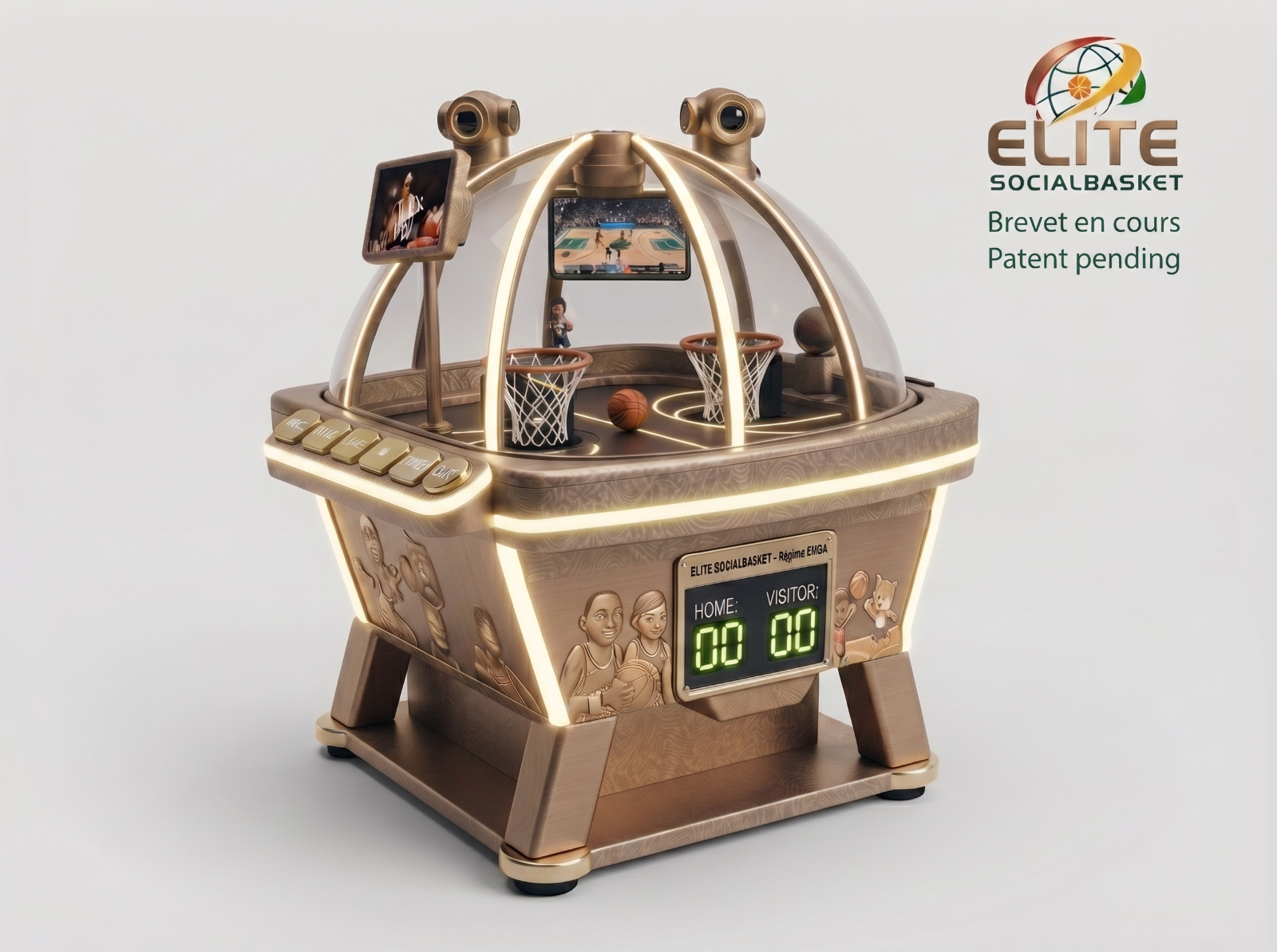 Produit Elite SocialBasket - Junior - Bronze Antique